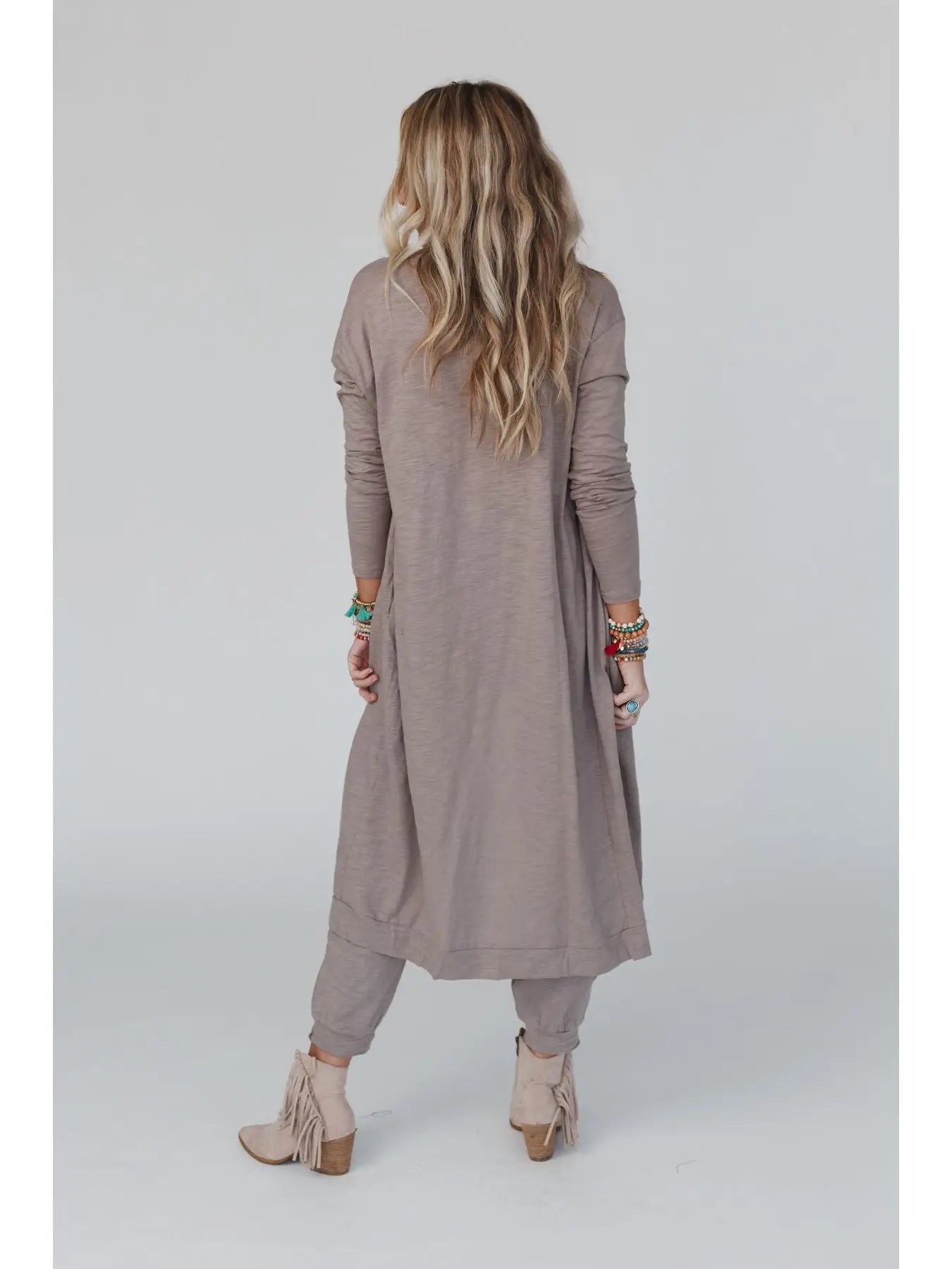 JUMPSUIT AND CARDIGAN SET