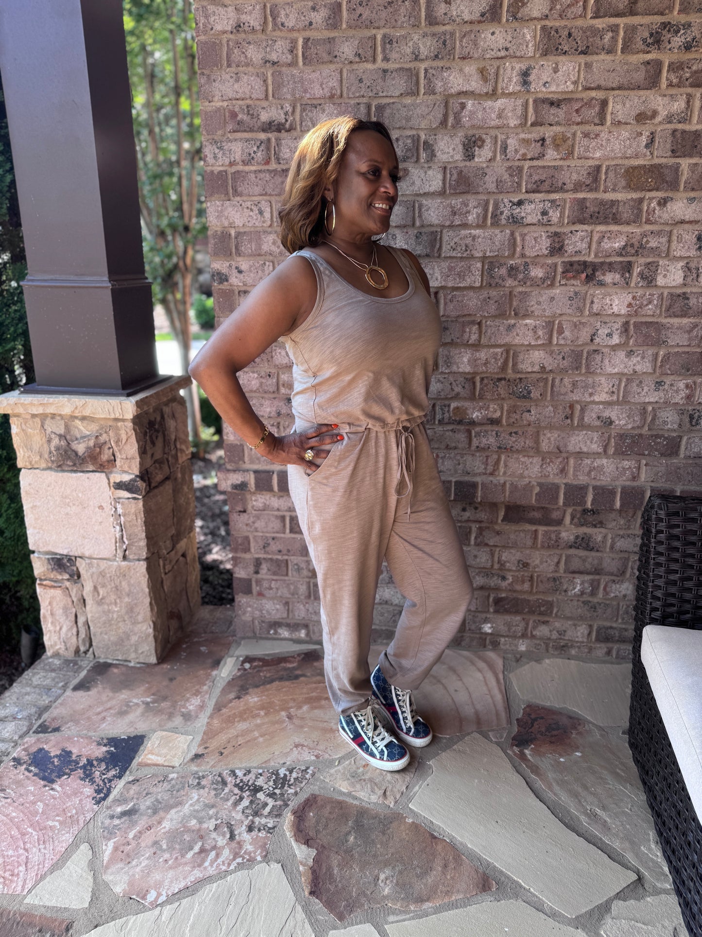 JUMPSUIT AND CARDIGAN SET