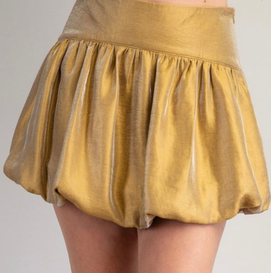 HIGH WAIST BALLOON SKORT