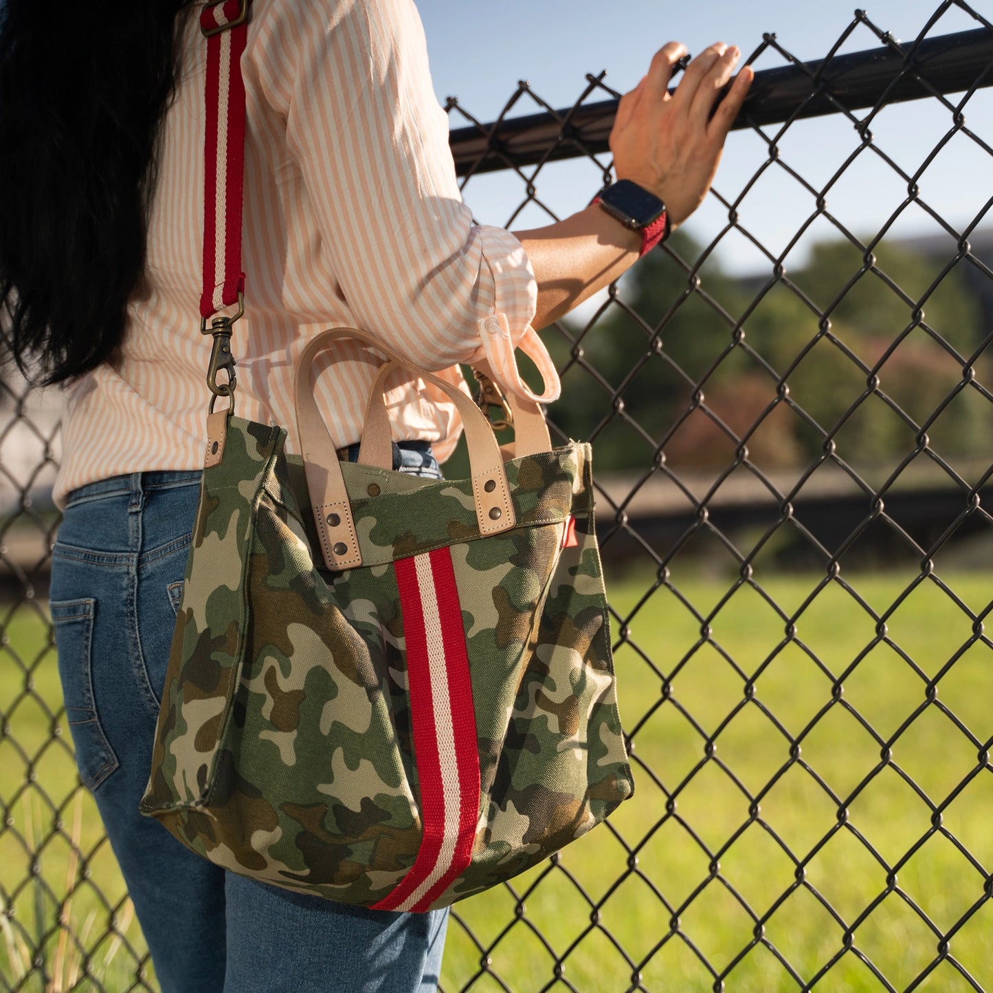 CAMO CANVAS TOTE