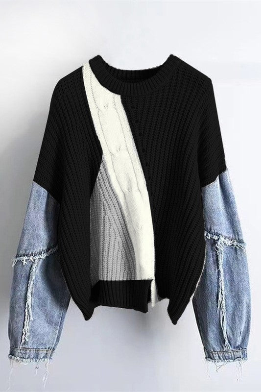 JEAN KNIT SWEATER