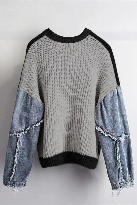 JEAN KNIT SWEATER