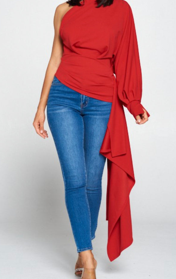 DIVA DRAPE TOP