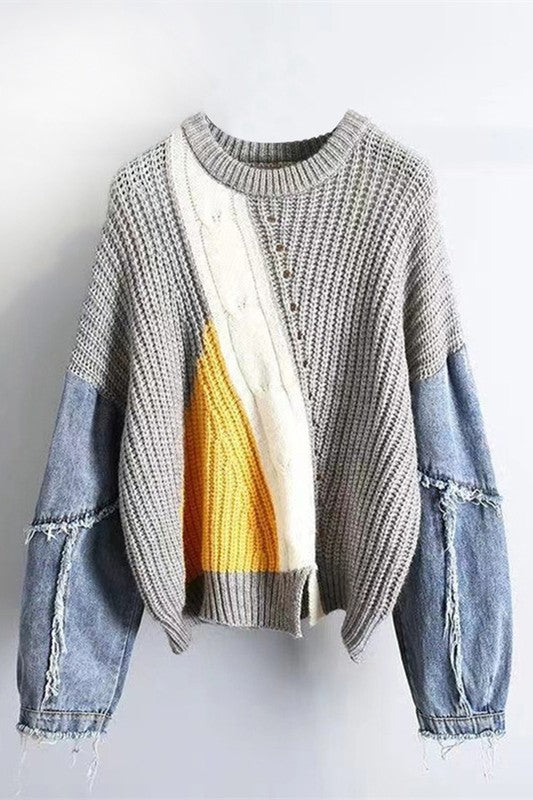 JEAN KNIT SWEATER